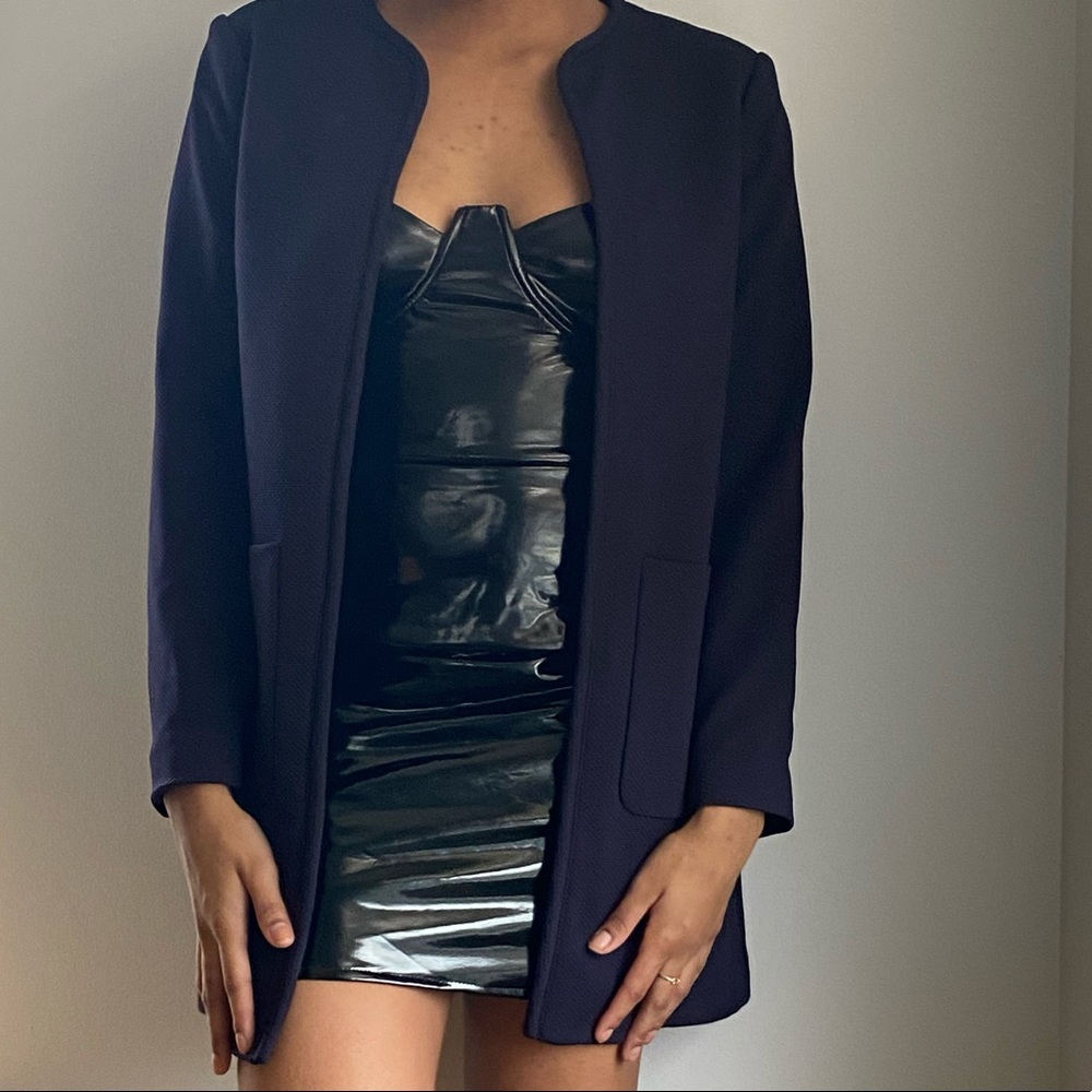 H&M Trench Jacket Blue